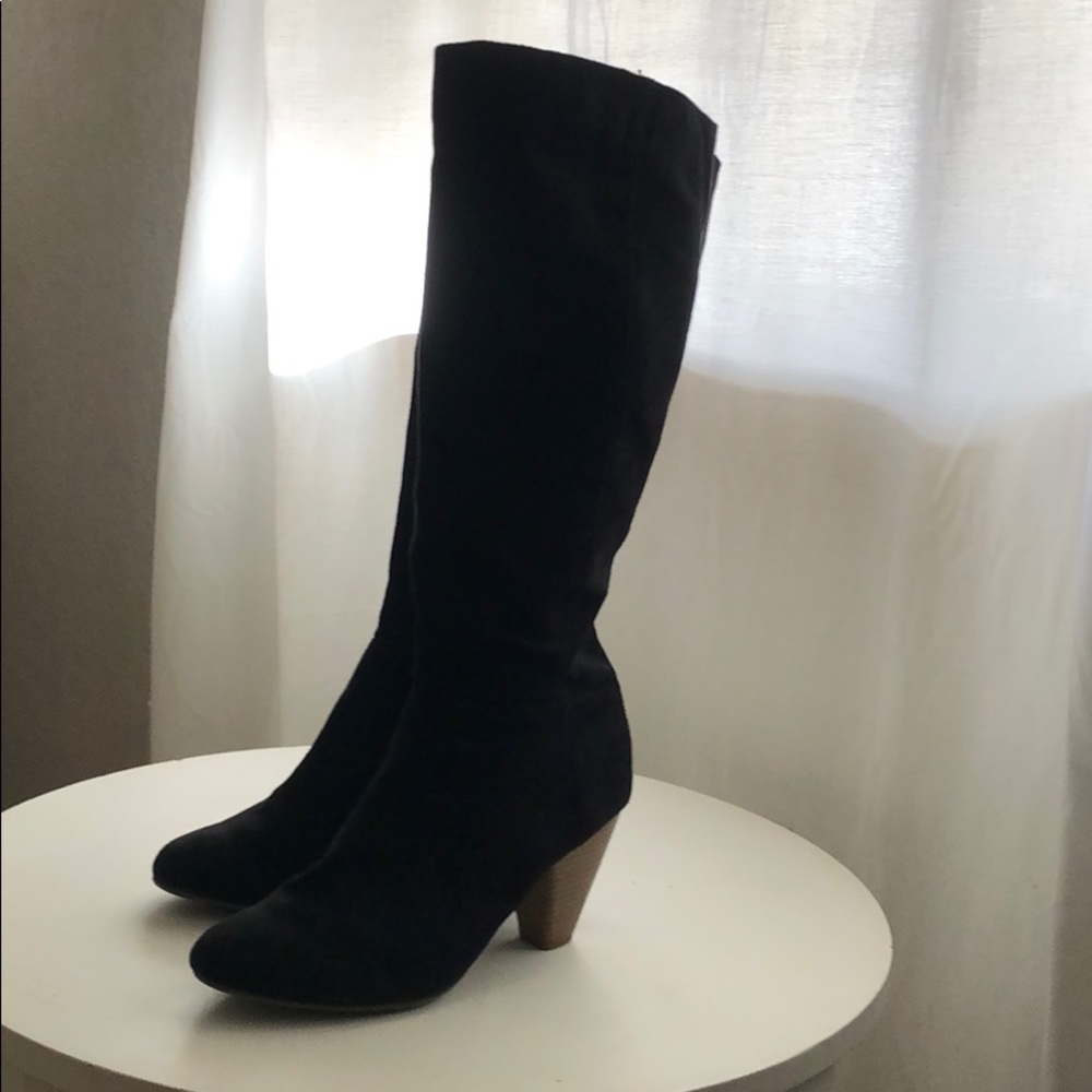 Black Knee High Boots | Size 10